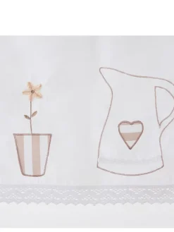 Dekostore in weiß-beige