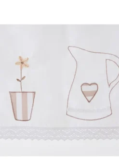 Dekostore in weiß-beige