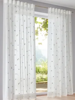 Dekostore in weiß-bunt