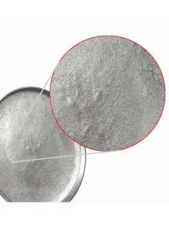 Dekoteller Dekotablett runder Kerzenteller Aluminium D: 30cm in silber