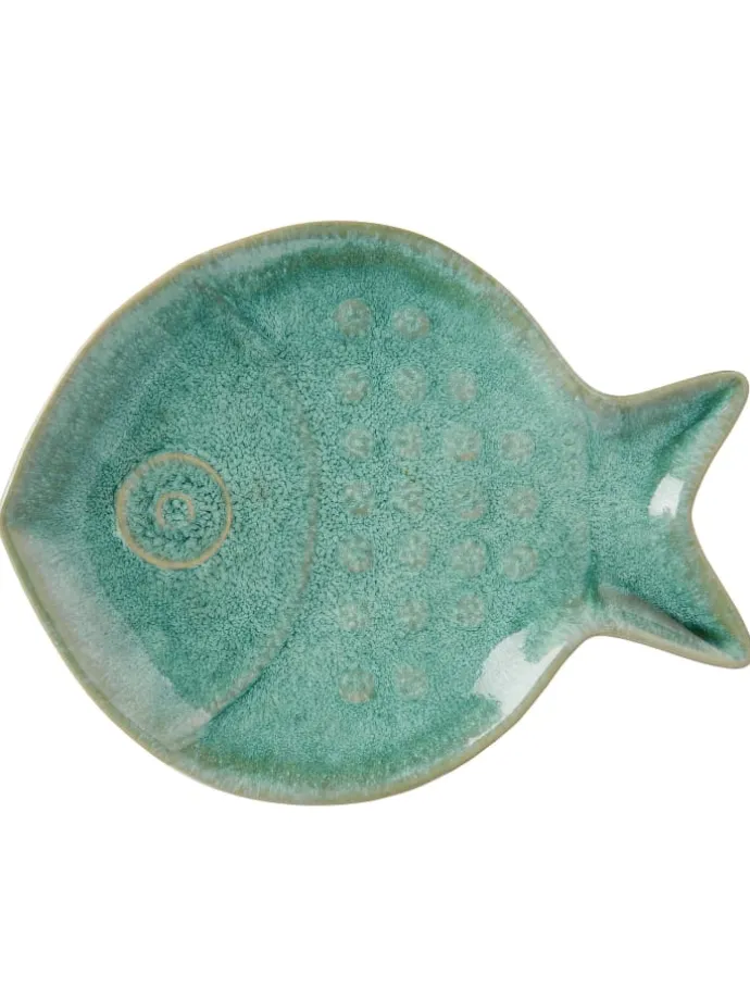 Deko-Teller SEASIDE 6er-Set in Türkis