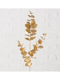 Dekozweig "Eukalyptus" in Gold - (H)80 cm