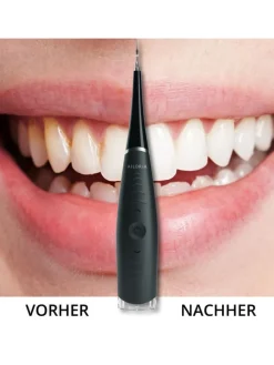 DEPLAQUED Schall-Zahnreiniger in schwarz