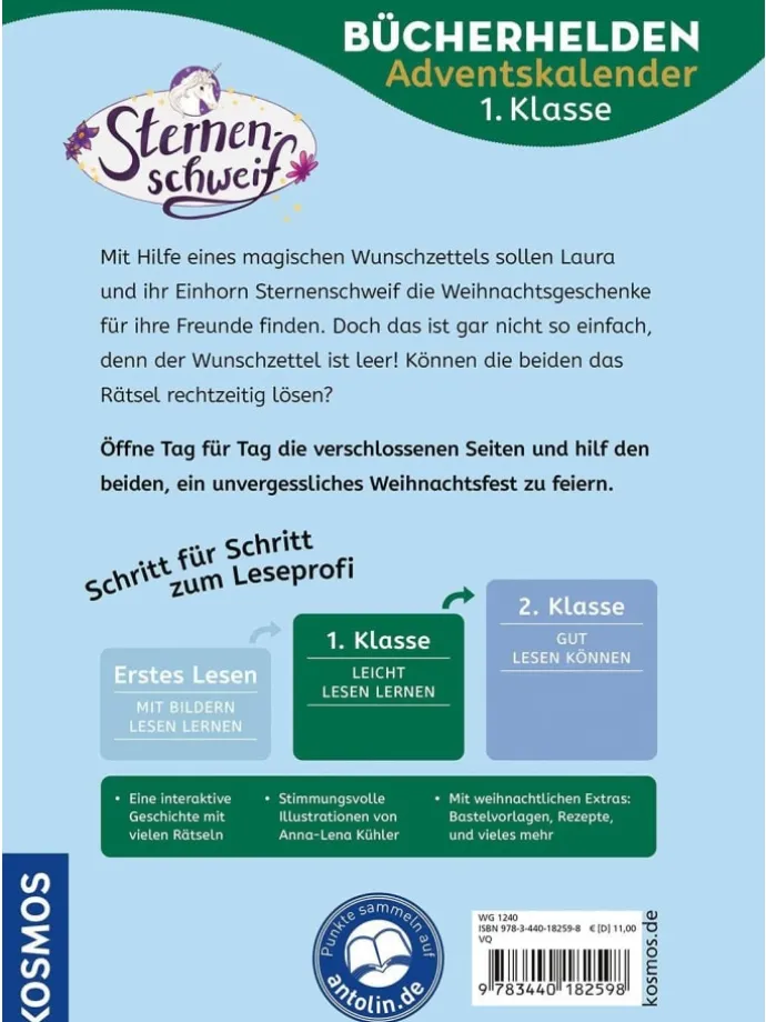 Der magische Wunschzettel Adventskalender in Mehrfarbig ab 6 Jahre