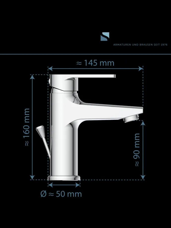 DERBY Waschtischarmatur, Chrom