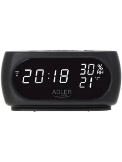 Digitale Uhr in Schwarz