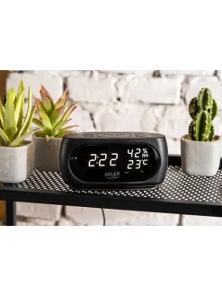 Digitale Uhr in Schwarz