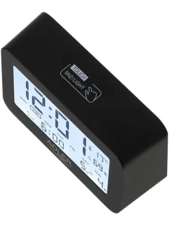 Digitaler Wecker in Schwarz