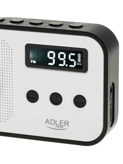 Digitalradio in Weiß/ Schwarz