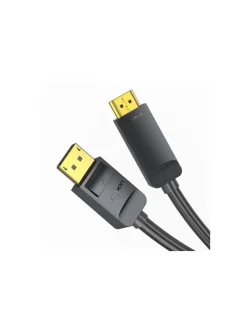 DisplayPort 1.2 auf HDMI 1.4 Kabel - HDMI Adapter 2m, 4K 30Hz (Schwarz)