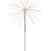 3D-LED-Standstern "Firework" in Silber - (H)50 cm