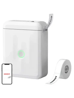 D110M Tragbarer Bluetooth-Etikettendrucker Weiß