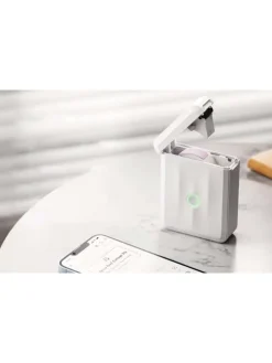 D110M Tragbarer Bluetooth-Etikettendrucker Weiß