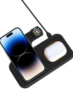 Docking-Station für iPhone und Apple Watch in Schwarz