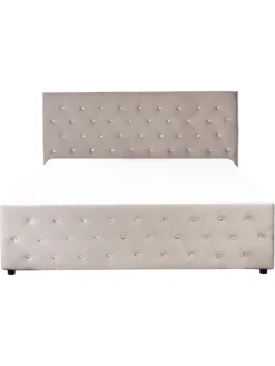 Doppelbett AMIENS in Beige - (W) 171 x (H) 109 x (L) 217 cm