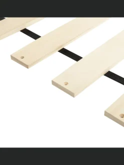 Doppelbett ARETTE in Beige - (W) 184 x (H) 95 x (L) 206 cm