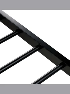 Doppelbett AVANTON in Schwarz/Braun - (W) 165 x (H) 90 x (L) 208 cm