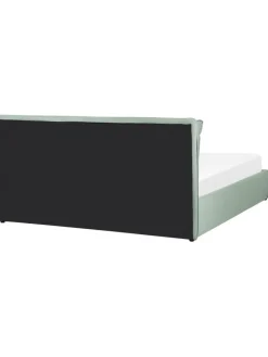 Doppelbett BAJONNA in Grün - (W) 204 x (H) 102 x (L) 235 cm