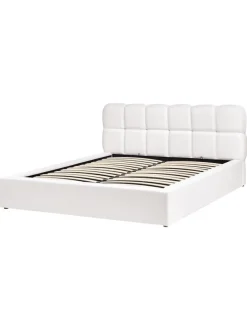 Doppelbett BASTON in Weiß - (W) 192 x (H) 94 x (L) 227 cm