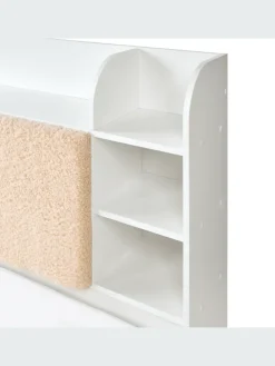 Doppelbett BIZOU in Weiß/Beige - (W) 168 x (H) 110 x (L) 227 cm