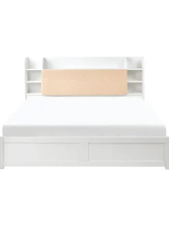 Doppelbett BIZOU in Weiß/Beige - (W) 188 x (H) 110 x (L) 227 cm