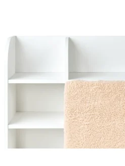 Doppelbett BIZOU in Weiß/Beige - (W) 188 x (H) 110 x (L) 227 cm