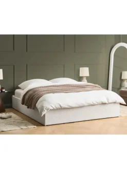 Doppelbett DINAN in Weiß - (W) 167 x (H) 31 x (L) 214 cm