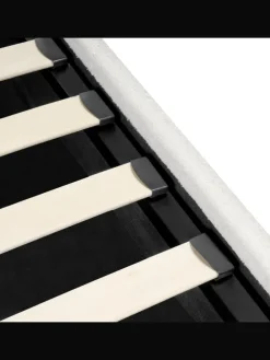 Doppelbett DINAN in Weiß - (W) 167 x (H) 31 x (L) 214 cm