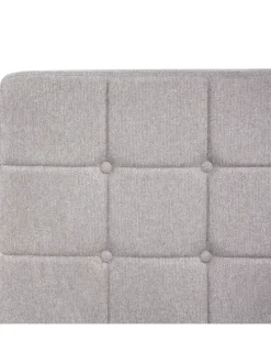 Doppelbett DUKE in Grau/Schwarz - (W) 161 x (H) 102 x (L) 216 cm