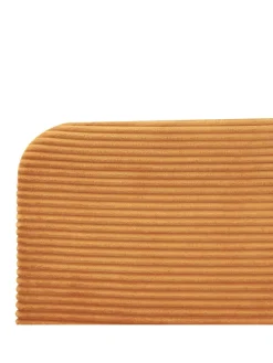 Doppelbett FLAYAT in Orange/Schwarz - (W) 193 x (H) 109 x (L) 215 cm