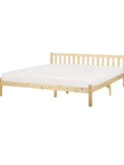 Doppelbett FLORAC in Braun - (W) 187 x (H) 70 x (L) 208 cm