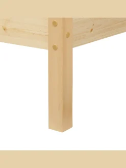 Doppelbett FLORAC in Braun - (W) 187 x (H) 70 x (L) 208 cm