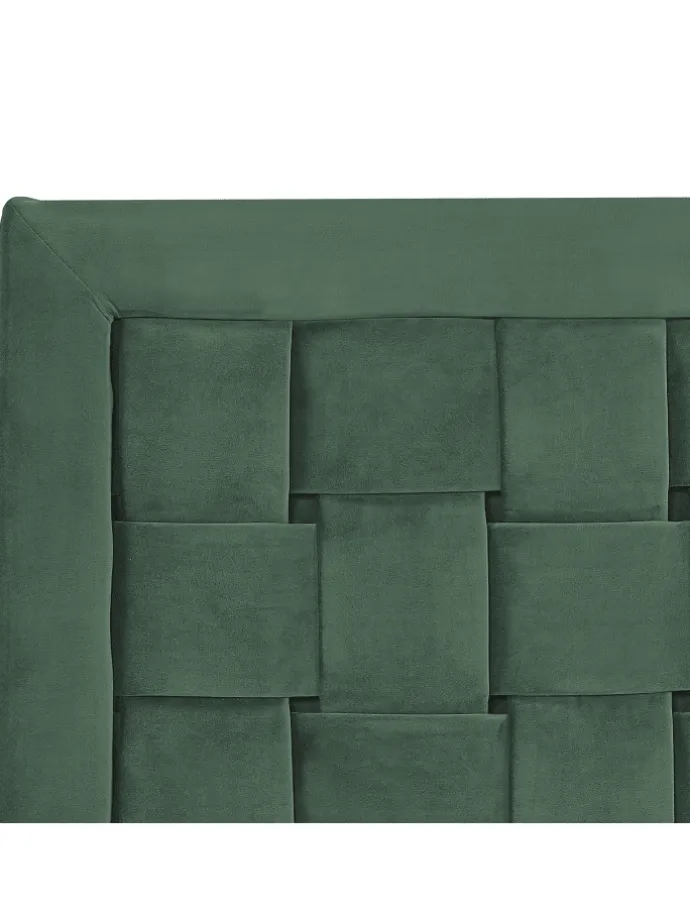 Doppelbett LIMOUX in Grün - (W) 167 x (H) 97 x (L) 213 cm