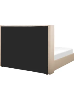 Doppelbett LUBBON in Beige/Silber - (W) 210 x (H) 144 x (L) 217 cm