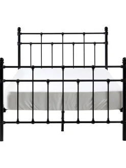 Doppelbett LYNX in Schwarz - (W) 121 x (H) 110 x (L) 209 cm