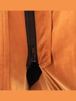 Doppelbett MELLE in Orange/Schwarz - (W) 156 x (H) 95 x (L) 233 cm