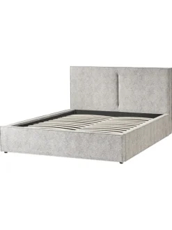 Doppelbett MOISSAC in Schwarz/Weiß - (W) 177 x (H) 108 x (L) 224 cm