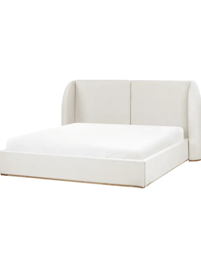 Doppelbett MONESTIER in Weiß - (W) 224 x (H) 115 x (L) 220 cm