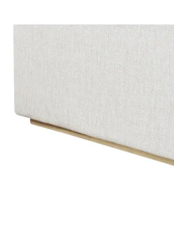 Doppelbett MONESTIER in Weiß - (W) 224 x (H) 115 x (L) 220 cm