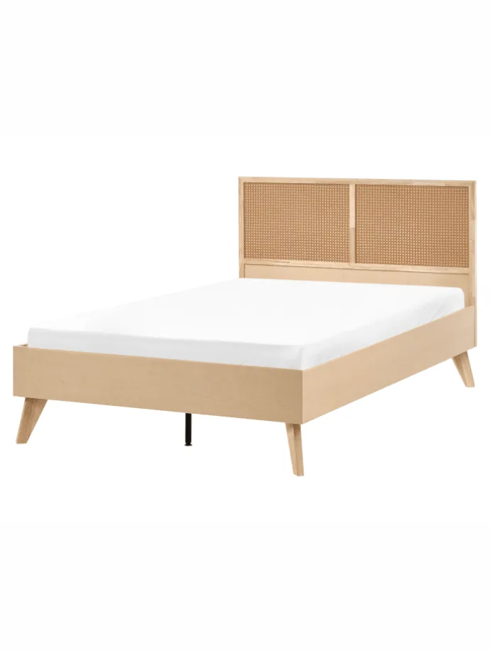 Doppelbett MONPAZIER in Braun - (W) 125 x (H) 99 x (L) 208 cm
