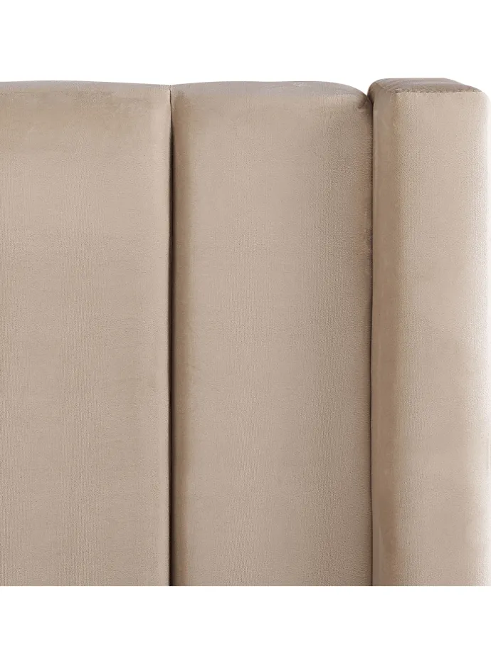 Doppelbett NOYERS in Beige - (W) 190 x (H) 132 x (L) 247 cm