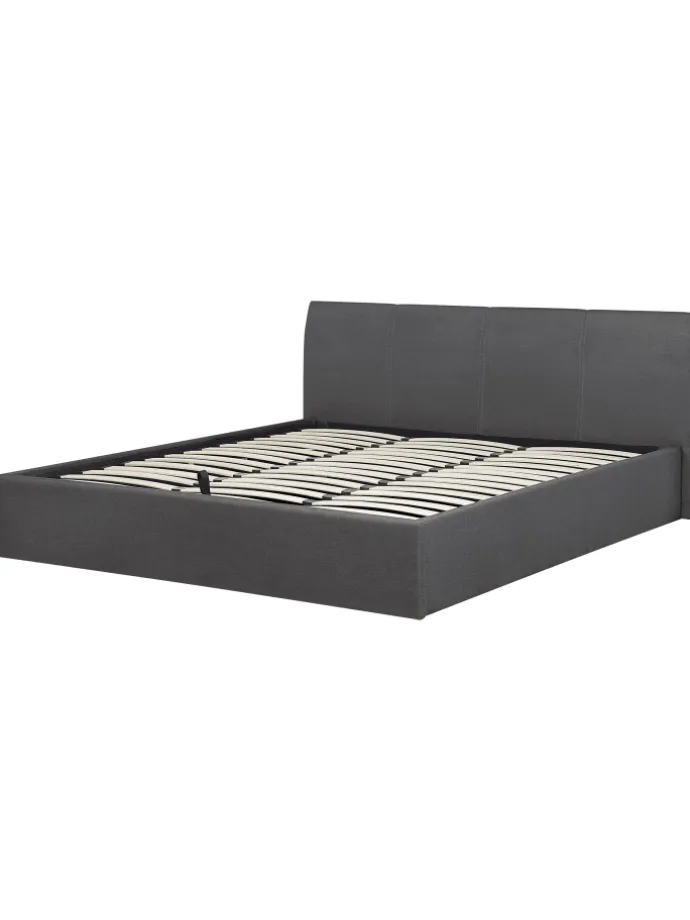 Doppelbett ORBEY in Grau - (W) 197 x (H) 88 x (L) 212 cm