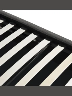 Doppelbett ORBEY in Grau - (W) 197 x (H) 88 x (L) 212 cm