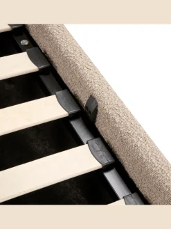 Doppelbett QUILLIEN in Beige - (W) 172 x (H) 91 x (L) 217 cm