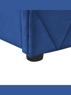 Doppelbett ROCHEFORT in Blau - (W) 150 x (H) 99 x (L) 214 cm
