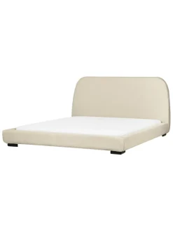 Doppelbett ROISEL in Beige/Schwarz - (W) 181 x (H) 101 x (L) 226 cm