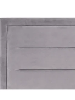 Doppelbett ROUEN in Grau/Schwarz - (W) 166 x (H) 112 x (L) 213 cm