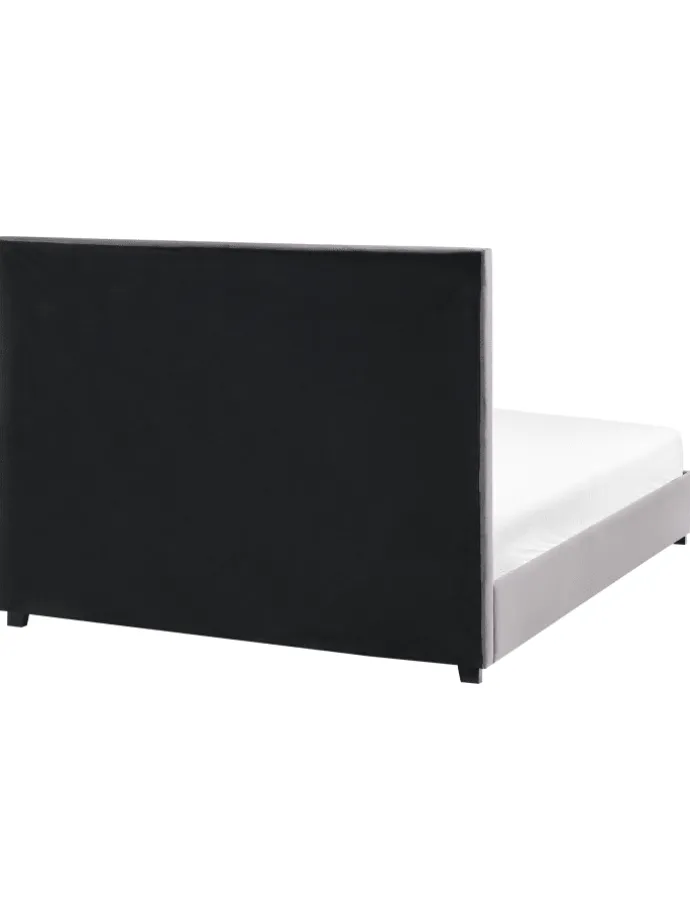 Doppelbett ROUEN in Grau/Schwarz - (W) 146 x (H) 112 x (L) 213 cm