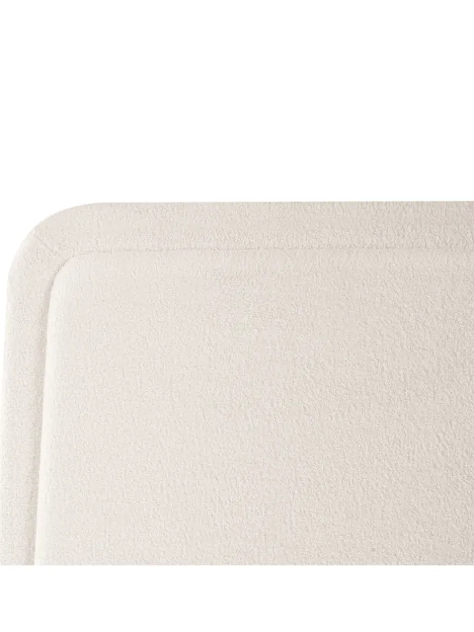 Doppelbett SARDENT in Weiß/Schwarz - (W) 188 x (H) 126 x (L) 213 cm