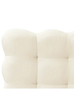 Doppelbett SOULISSE in Weiß/Schwarz - (W) 178 x (H) 93 x (L) 222 cm